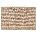 Yimobra Bathroom Rugs Non Slip Washable 32x20 Inch - Ultra Soft Absorbent Chenille Bath Mat, Quick Dry Shaggy Floor Carpet for Tub Shower, Pinkish Beige Home Decor Accessories
