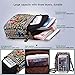 Jiyaru Women Embroidered Purse Cellphone Wallet Crossbody Bag Mini Shoulder Bag Multicolor
