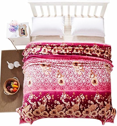 Blanket Throw Thicker double-sided skin-friendly soft "light but warm" 100% Polyester Micro Wrinkle Resistant Anti-Fade ( Color : Pattern 3 , Size : 200230cm )