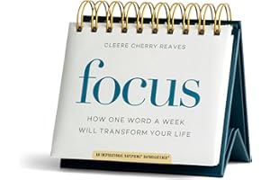 Focus: How One Word a Week Will Transform Your Life (An Inspirational DaySpring DayBrightener) – Perpetual Calendar