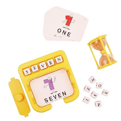 Krireen WordPerfect Junior A Pre-School Learning Game Educational Toys for Kids Child, Yellow