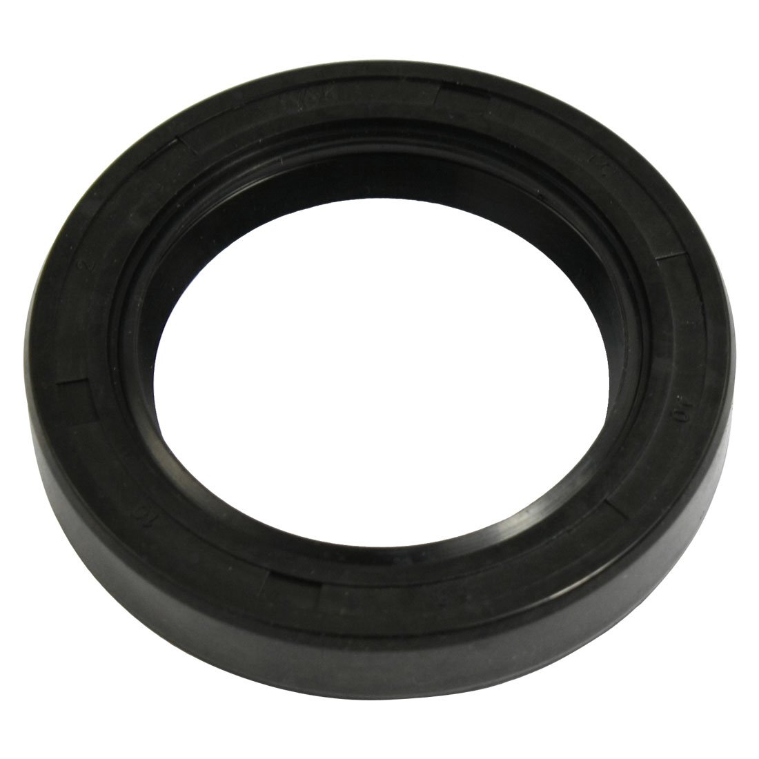 sourcing map Oil Seal, TC 40mm x 58mm x 10mm Nitrile Rubber Cover Double Lip with Spring for mechanical motive Axle Shaft, Black Pack of 1