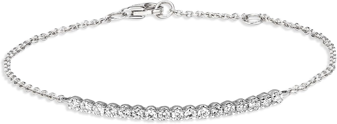 Mothers Day Gifts IGI Certified Lab Grown Diamond Bracelet BR15301-W-10KT
