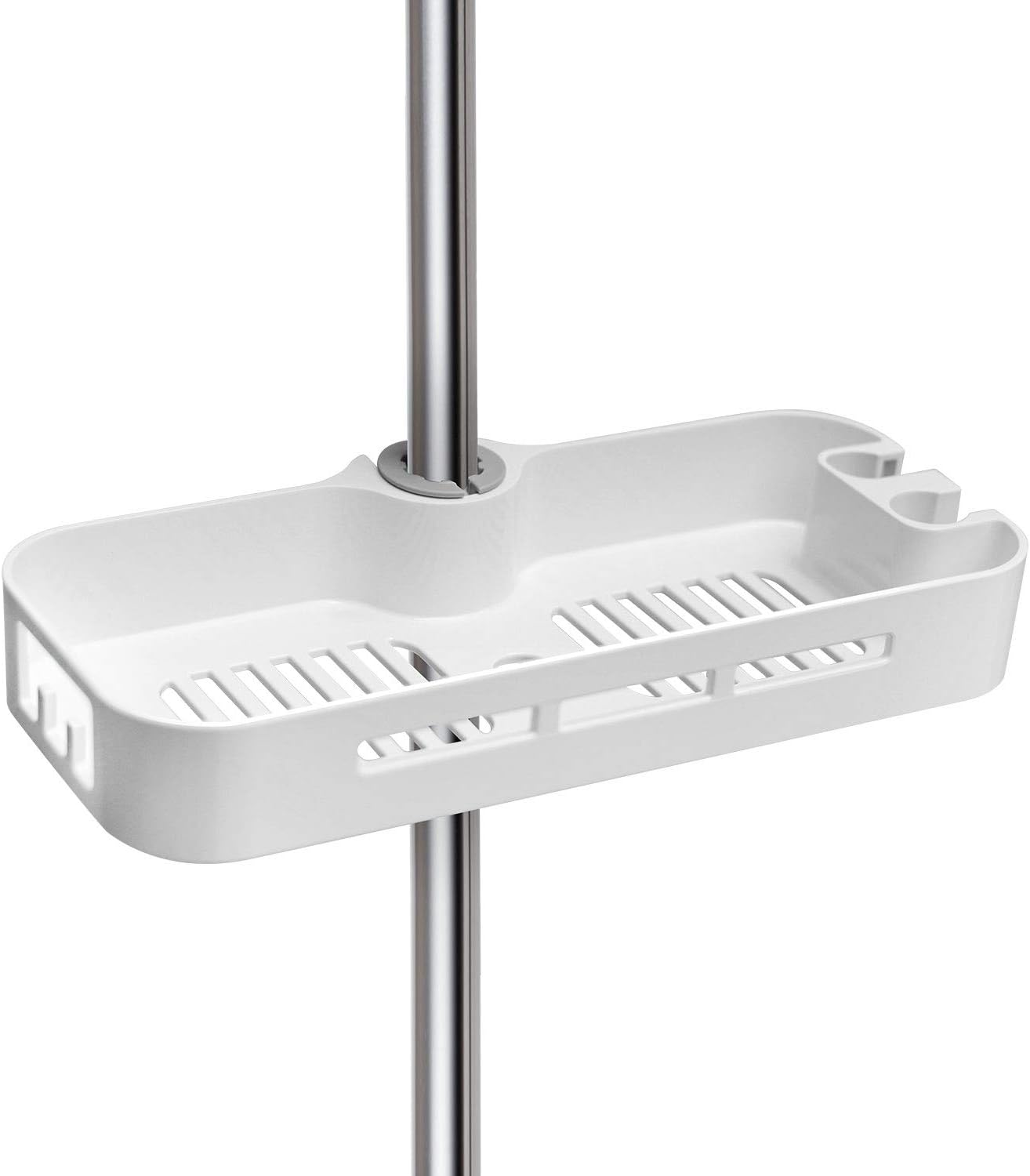 Simpletome Duschtuchhalter Höhenverstellbar 42-75cm - Wandregal Badezimmer Organizer