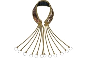 Duck Lanyard Carrier 12-Ring Duck Harness Hunting Accessories for Duck Bird Pigeon Crow Pheasant Squirrel and Rabbit Hunting
