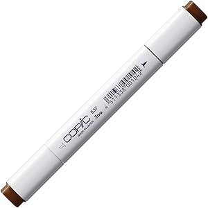 Copic Marker with Replaceable Nib, E37-Copic, Sepia