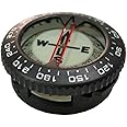Scuba Choice Diving Compass Module - Glow in The Dark, Aluminum, 80M Max Depth, Portable, 25° Tilt, Compact & Durable - Reliable Underwater Navigation, Gear Divers, Marine Navigation Tool