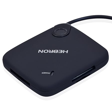 OTG HUB Connection Kit mit 3x USB 2.0 , SDHC, TF-Kartenleser (7-in-1) mit zusätzlichem Stromeingang für die Versorgung von ex