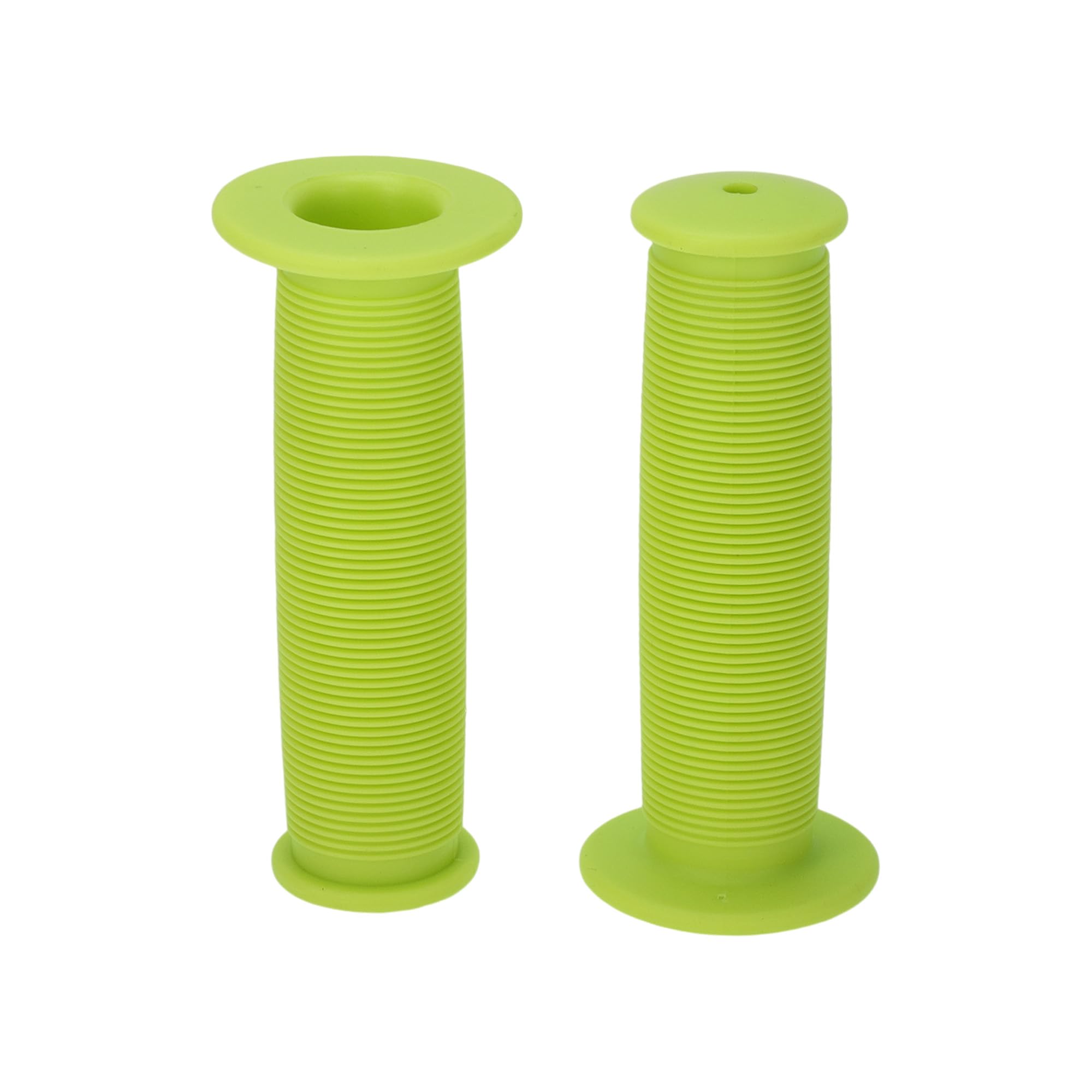 TUCKBOLD Bike Handlebar Grips Covers 110mm Long Soft | Mountain Bike End Grip Protector Green 1 Pair