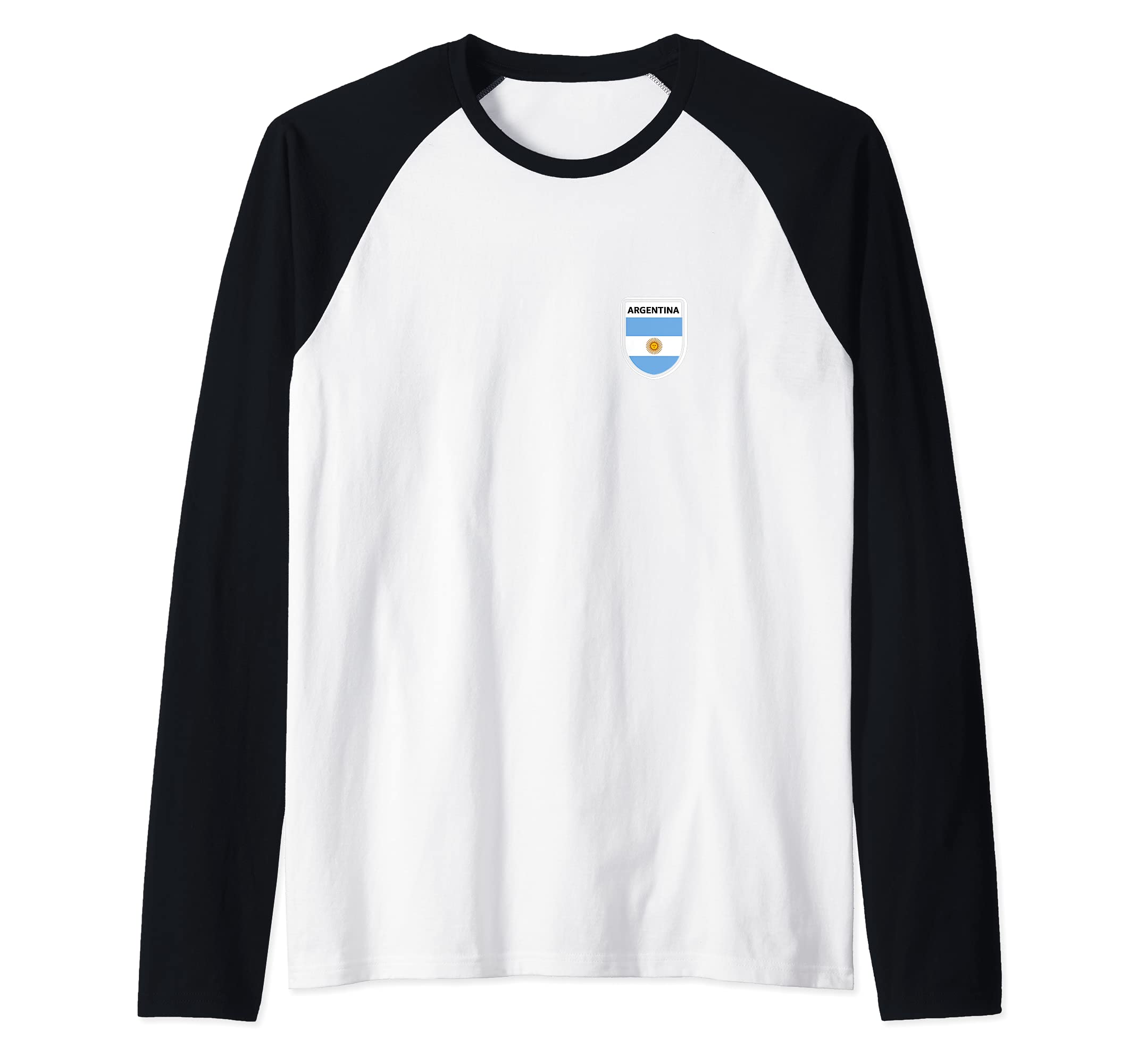 Flag Argentina Raglan Baseball Tee