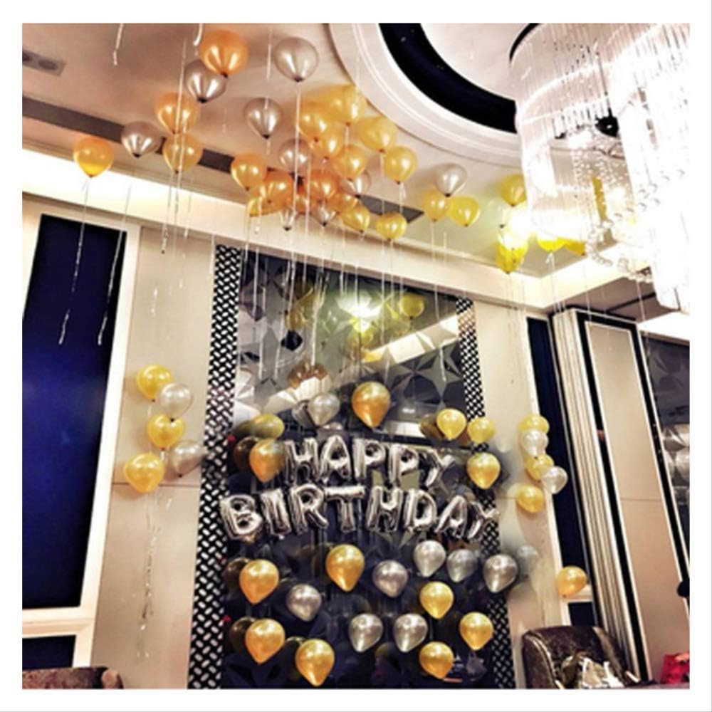 Yuechenxin Birthday Letter Balloon Scene Set Up Adult Romantic Hotel Party Background Wall Birthday Party Decoration