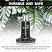 DaToo 150W Reptile Heat Lamp Bulb Infrared Ceramic Non-light Heat Lamp For Reptile Lizard Snake Turtle, 1 Yr Warranty
