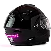 BITEHARDER Snowmobile Helmet Safety Light, High-Visibility Snowmobile Accessory, LED Rear Helmet Light, Pink
