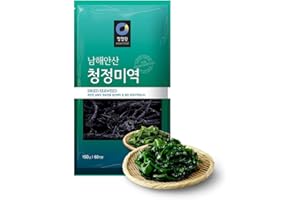 CHUNG JUNG ONE Dried Seaweed Miyeok | Premium Korean Baby Wakame Cut Flakes for Miyeokguk Soup, Miso Soup | Clean South Sea (Namhae) Harvest | 20 Servings | Expands 10x When Soaked | Resealable Bag | Product of Korea [150g, Pack of 1] - O’food