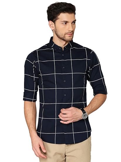 dennis lingo men's cotton casual shirt