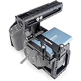 MAGICRIG BMPCC 4K / 6K Cage with NATO Handle + T5 SSD Mount Clamp for Blackmagic Design Pocket Cinema Camera 4K / 6K