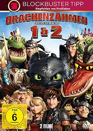 Drachenzahmen Leicht Gemacht 1 Und 2 Doppelbox 2 Dvds Amazon De Dean Deblois Chris Sanders Dvd Blu Ray