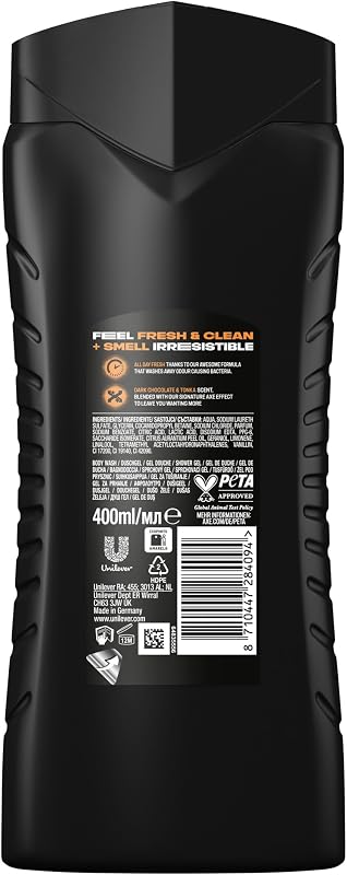 3-in-1 Duschgel & Shampoo Dark Temptation XL x 400 ml