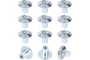 GDW Domed Head Nut Torx Barrel 5/16" Thread Cargo Trailer Door Latch - Cargo Trailer Door Hardware (12 Pack)