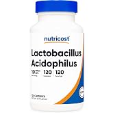 Nutricost Lactobacillus Acidophilus 10 Billion CFU, 120 Vegetarian Capsules