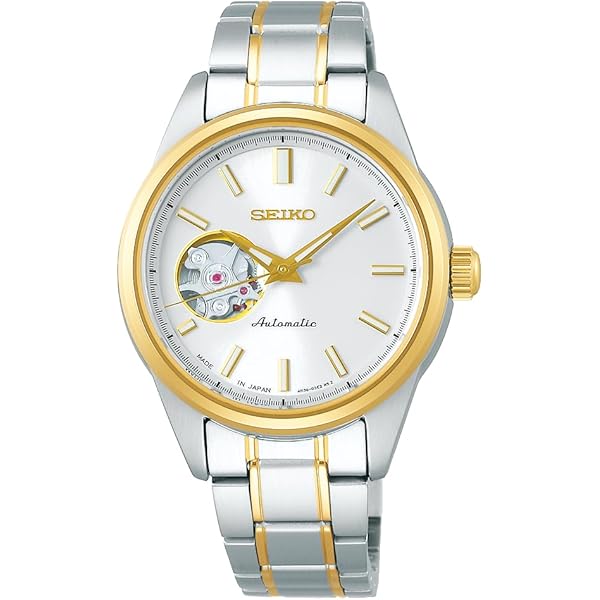 Seiko Selection Women's Mechanical Open Heart Model, Dial: White
