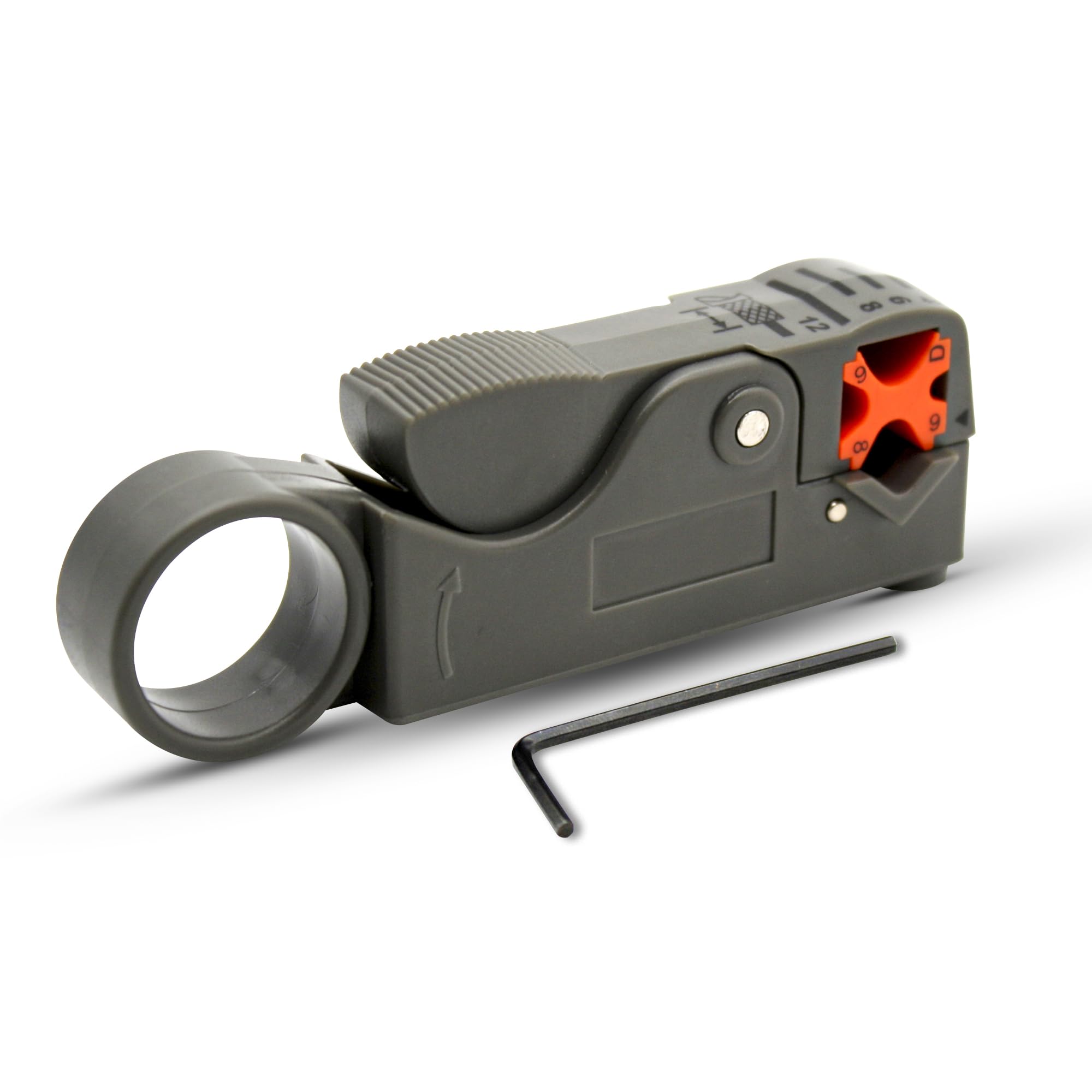 DOJA Barcelona | Cable Stripper for Axial Cable | Simple | 1 Piece | Coaxial Cable Stripper | TV Coaxial Cable Stripper | Aerial Cable Strippers | Professional Wire Stripper Connectors, Splitter,