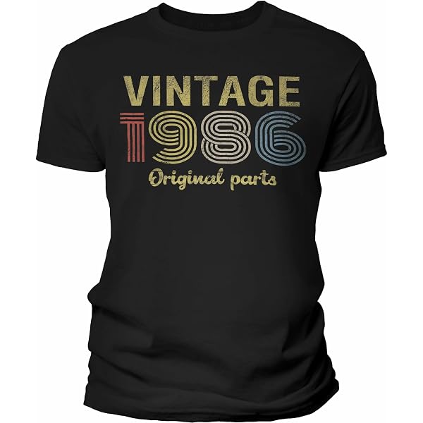 35th Birthday Shirt For Men - Vintage 1990 Retro Original Parts Design Customizable T-Shirt Gift - View #6