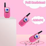 Retevis RT389 Walkie Talkies for Kids 8 Channel 99 Codes 1 Pair Pink view 5