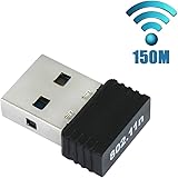EATPOW 150Mbps 2.4G 802.11b/g/n Wireless Nano USB2.0 LAN Adapter Dongles with Internal Antenna ,Mini size ,Hot Pull and Pulg ,RALINK Chipset and Support WIN7/8/10 OS for PC/Laptop/Tablet.
