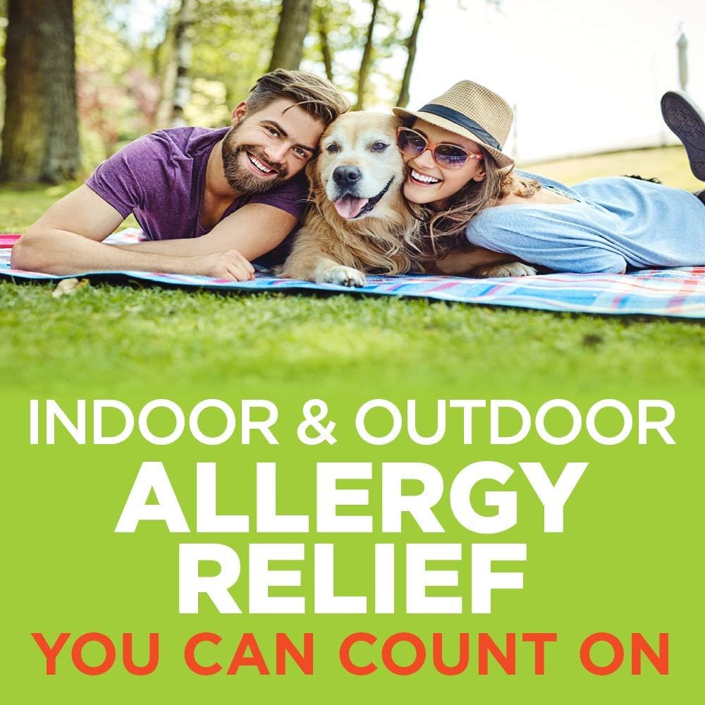  Basic Care All Day Allergy, Cetirizine Hydrochloride Tablets, 10 mg, Antihistamine, 300 Count: Health & Personal Care