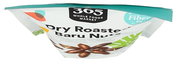 WHOLE FOODS MARKET, NUTS BARU DRY ROASTED, 6 OUNCE