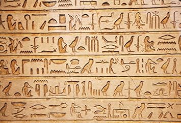 Amazon.com : OFILA Hieroglyphs on The Wall Backdrop 5x3ft Ancient ...