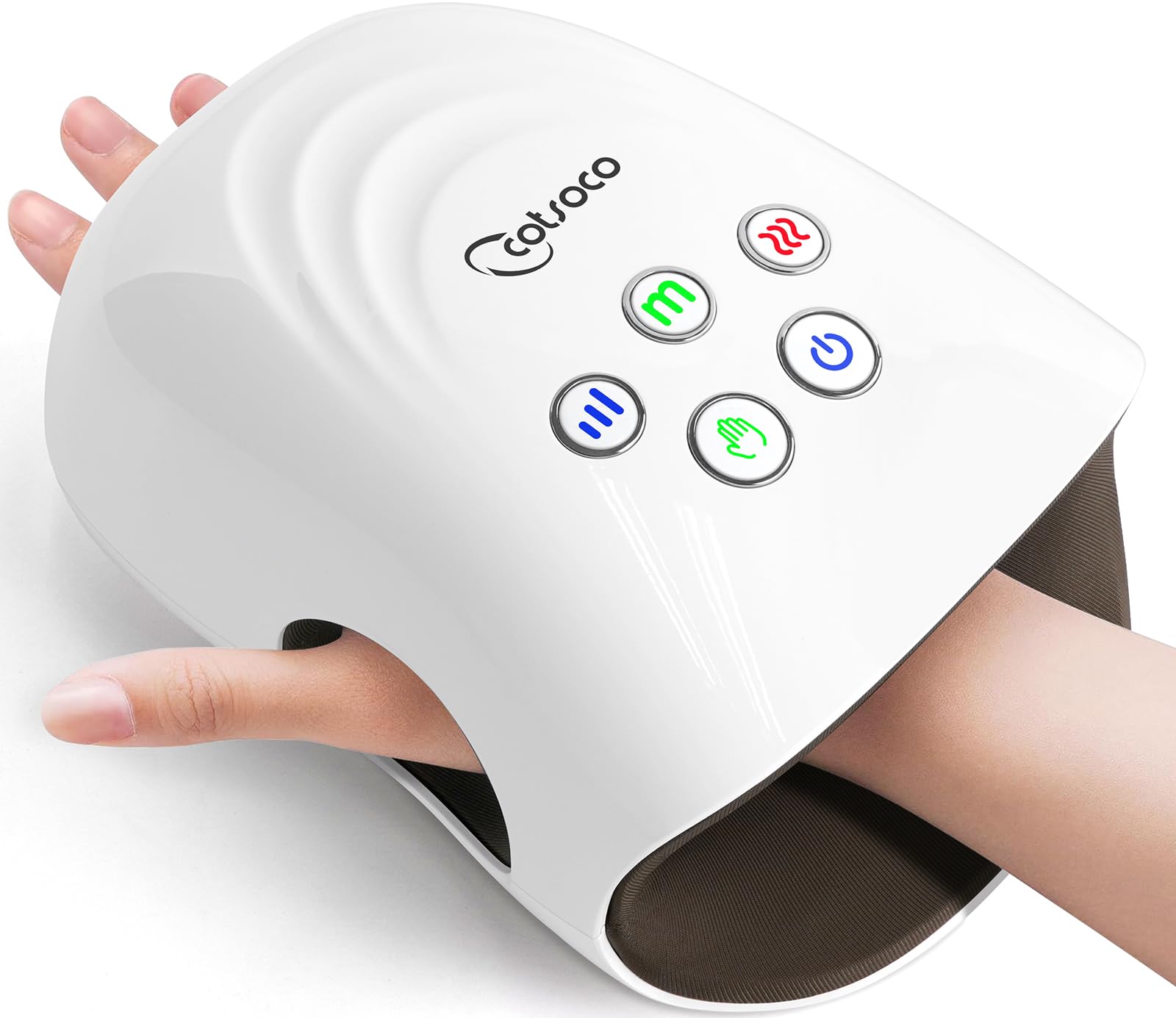 Photo 1 of cotsoco Hand Massager with Heat and Compression for Arthritis and Carpal Tunnel, Birthday Gifts for Women Mom Men,White, Gift for Birthday