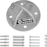 POWER GUIDANCE Wall and Ceiling Mount Bracket for Suspension Straps, Gymnastic Rings, Yoga Swings &amp; Hammock Resistance Band Battle Rope