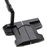 HONMA H10 Mallet Golf Putter, Full Carbon Shaft, High MOI, Right Handed | Dual Milled Face &bull; Precision Roll &amp; Control &bull; Premium Feel &bull; 33", 34" &amp; 35" Options &bull; Black &amp; 24K Gold-Plated Finishes
