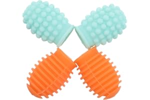 LALADEFIEE 2 Pairs Silicone Drumstick Dampeners for Sticks Mute Tips for Quiet Practice Protective Percussion