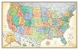 Rand Mcnally United States Wall Map (Classic Edition United States Wall Map)