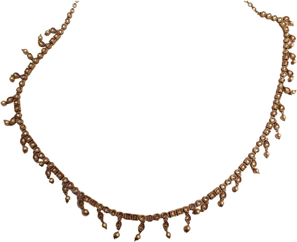 Glamorous Collection Gold Belly Waist Sari Saree Chain Belt Jewelry/Belly Dance Kamar Band Bandh