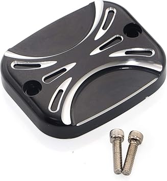 harley davidson front brake master cylinder cover black