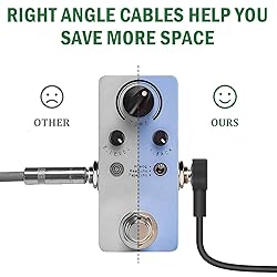 GOGHOST 24 Inch Guitar Patch Cables, 1/4" TS Right