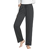 Latuza Women's Soft Cotton Knit Pajama Pants with Pockets
