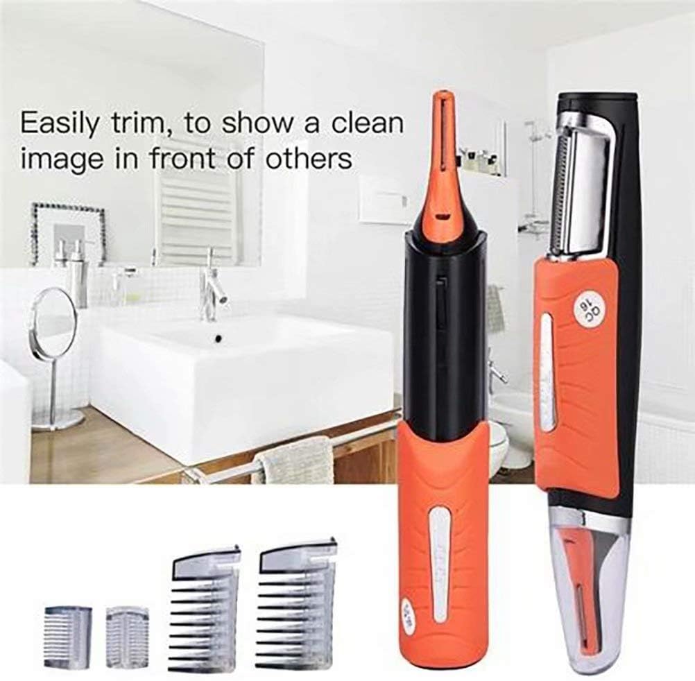 Switchblade Hair Trimmer 2In 1 Electric Nose Ear Trimmer,Multi-Functional Men's Hair Remover for Hair Removal Eyebrow Shaping