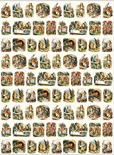 1 Sheet of Luxury The Nursery Alice Gift Wrap Wrapping Paper Museums & Galleries 20 x 27 Sheet