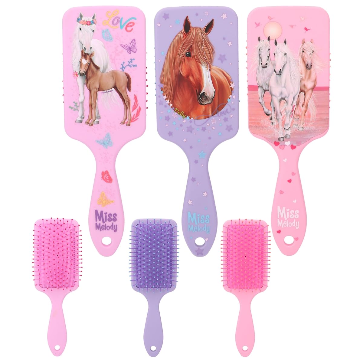 Depesche Miss Melody Children's Hair Brush Rubber Finish