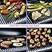 Grill Mat Set of 3 - Professional Non-Stick Grill Mats for BBQ Grilling and Baking - Heavy Duty Best for Cooking on Charcoal, Gas, Oven, Smoker, Electric Grills - Reusable and Easy to Clean