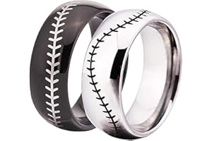 CLOUD DANCER Sports Ring -Symbology Baseball Engraved Ring 8mm Domed Tungsten Carbide Ring Wedding Ring and Engagement ring-Free Engraving Inside