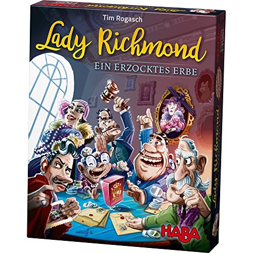 HABA Lady Richmond - A Fast Paced Auction Game for Experienced Bidders Ages 8 and Up (Made in Germany)