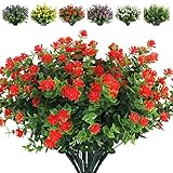RECUTMS Artificial Flowers Outdoor Fake Flowers，8