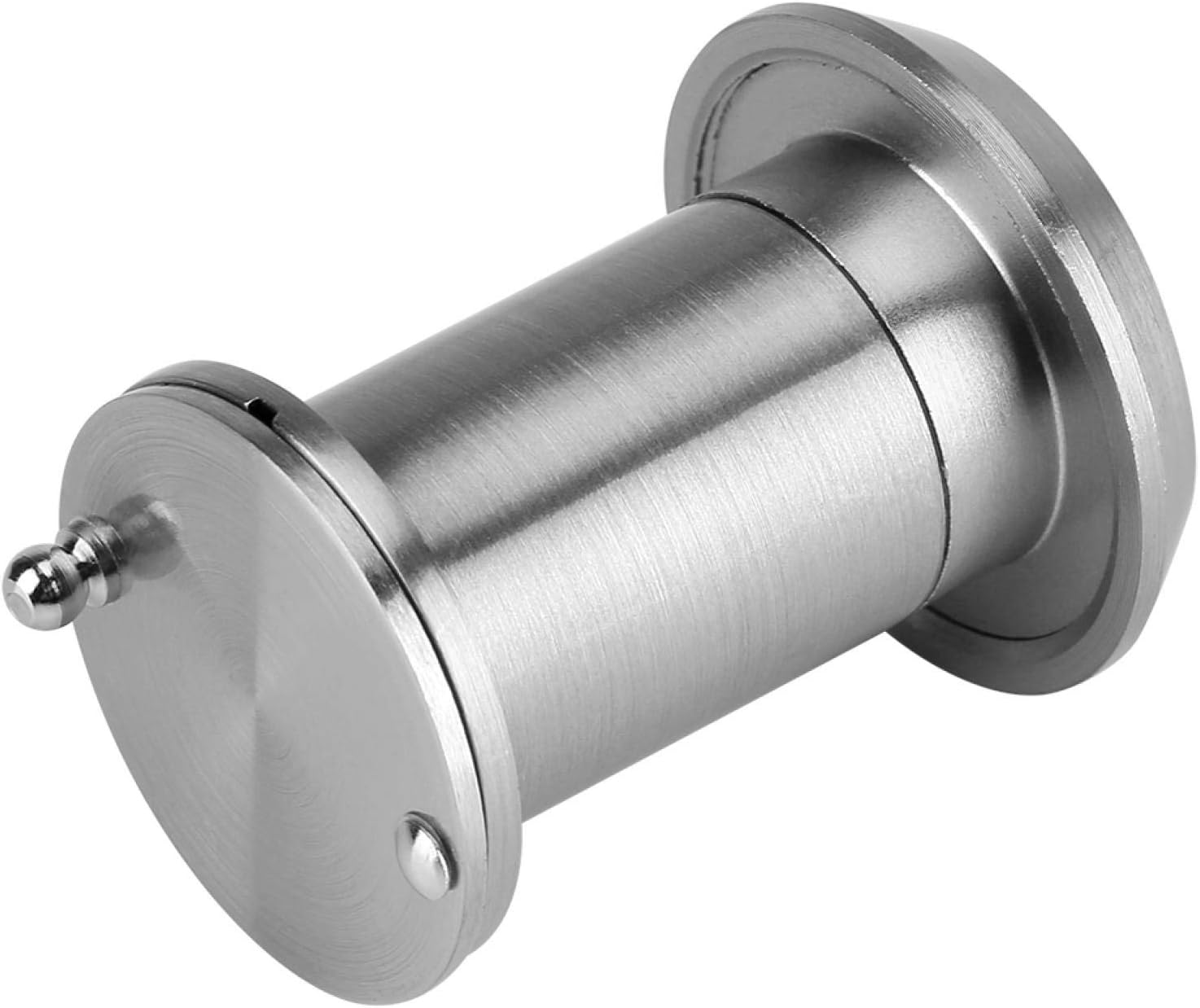 Kuuleyn Door Viewer,Home Security Optical Glass 220 Degree Wide Angle Door Scope Viewer,Copper + Optical Glass(Brushed Silver) - Image 4
