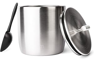 Simple Modern Vacuum Insulated Ice Bucket with Lid and Scoop | for Cocktail, Champagne, Wine, Beer, & Hosting | Stainless Ste